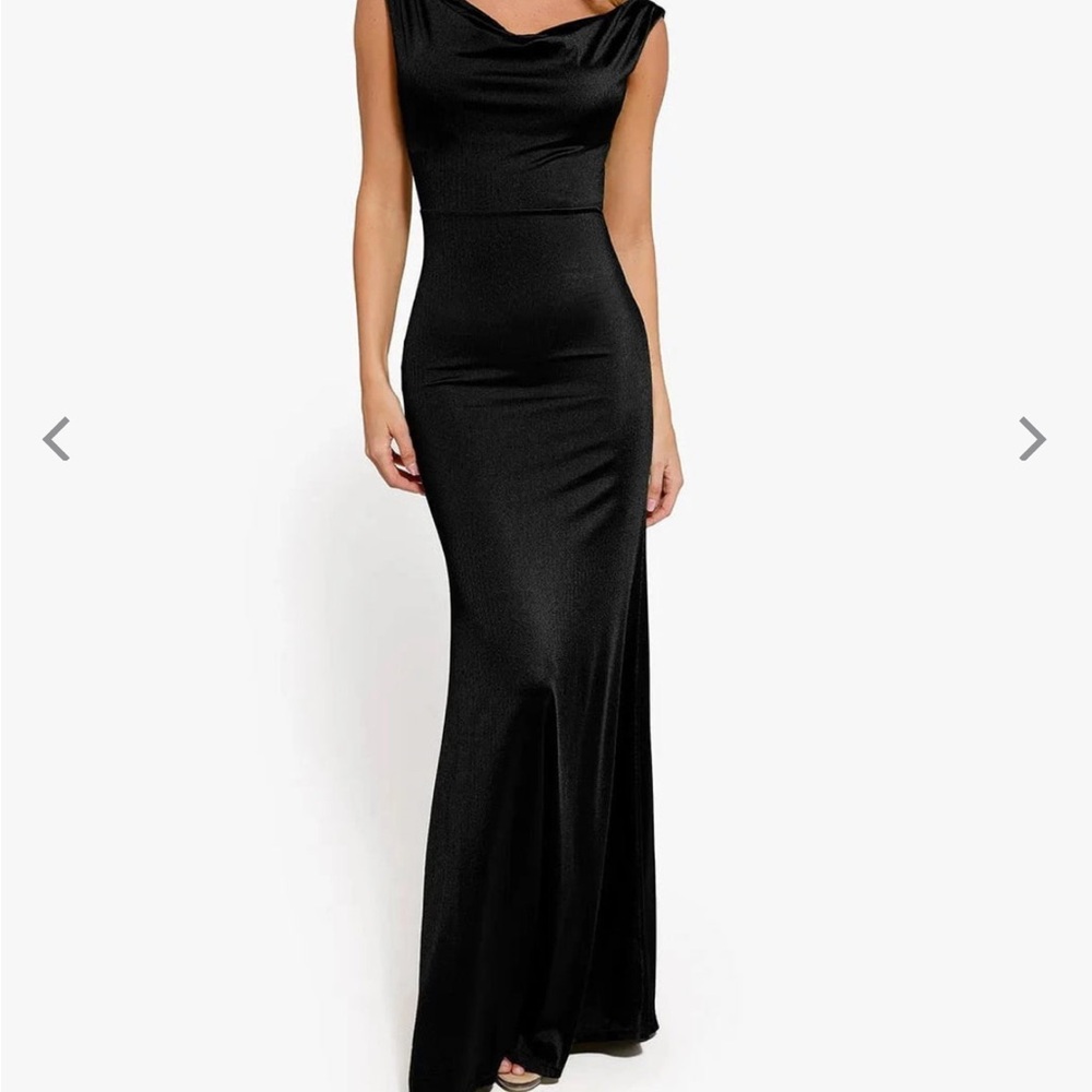 Elegant Black Evening Gown